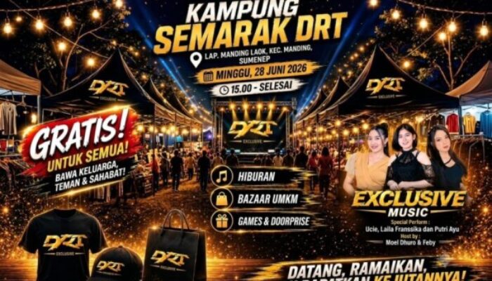 DRT The Big Family Gelar Kampung Semarak, Suguhkan Hiburan Rakyat dan Dukung UMKM Lokal