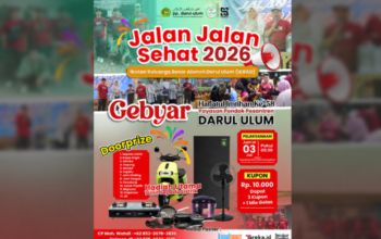 Catat Tanggalnya! Jalan Sehat HIDAR ke-58 Darul Ulum Digelar 3 Juli 2026