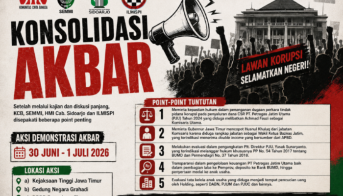 Aliansi Pemuda Jatim Akan Gelar Demonstrasi Akbar terkait Tata Kelola PT Petrogas Jatim Utama