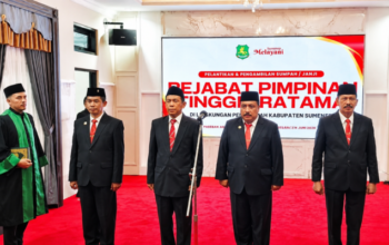 Pemkab Sumenep Rotasi 4 Pejabat Eselon II, Bupati Fauzi Tekankan Birokrasi Adaptif dan Inovatif