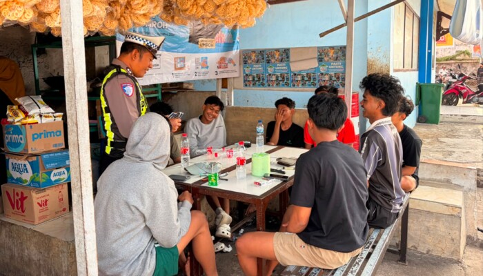 Lewat Polantas Menyapa, Satlantas Polresta Sumenep Kenalkan Program Halo Kapolresta