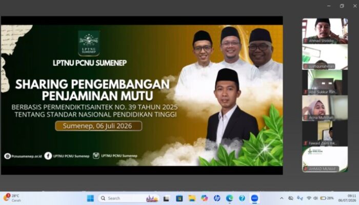 Siapkan Kampus NU Lebih Kompetitif, LPTNU PCNU Sumenep Perkuat Penjaminan Mutu Berbasis Regulasi Baru