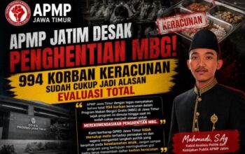 APMP Jatim Desak Penghentian MBG, Sebut 994 Korban Keracunan Cukup Jadi Dasar Evaluasi Total