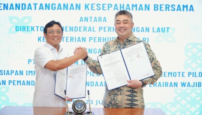 Kemenhub dan Pelindo Sepakati Implementasi E-Pilotage, Uji Coba Digelar di Empat Pelabuhan