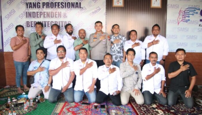 Silaturahmi ke SMSI, Kapolresta Sumenep Dorong Kolaborasi Polri dan Media Siber