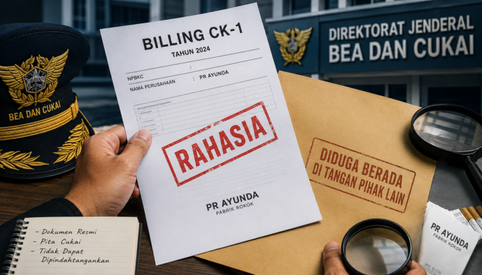 Aktivis Minta Bea Cukai Telusuri Dugaan Billing CK-1 PR Ayunda Berada di Tangan Pihak Lain