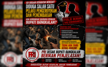 Viral Isu Kekerabatan Terduga Pelaku Penembakan Arosbaya, PRI Desak Bupati Bangkalan Buka Suara