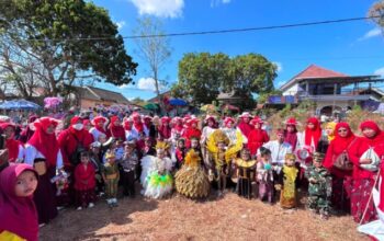 RA Nahdlatul Athfal Pasean Semarakkan Karnaval HUT RI ke-81 dengan Kostum Kreatif