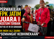 Perwakilan FPK Jatim Juara I Kostum HUT ke-81 RI, RH Moh Ali Zaini: Semangat Kebhinekaan