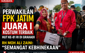 Perwakilan FPK Jatim Juara I Kostum HUT ke-81 RI, RH Moh Ali Zaini: Semangat Kebhinekaan