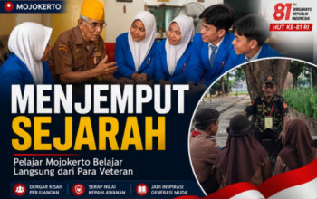Murid Menjemput Sejarah di Mojokerto, Para Veteran Titip Pesan untuk Generasi Muda