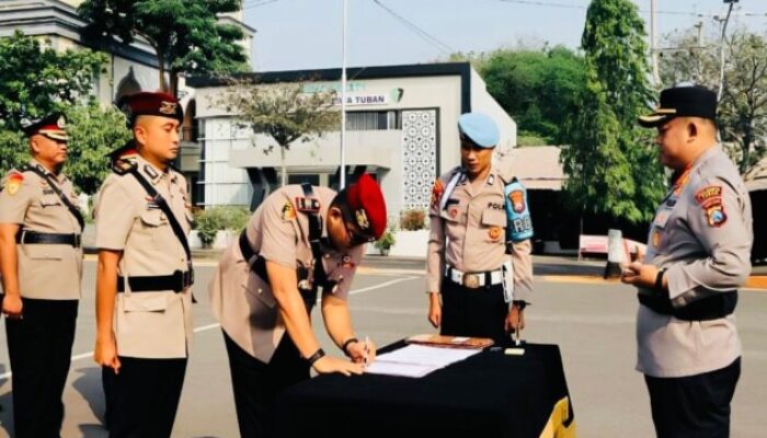 Polresta Tuban Rotasi Sejumlah Pejabat Utama, Ini Daftar Perubahannya