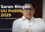 Saran Ringan UU Politik 2029