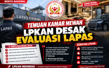 Temuan Kamar Mewah, LPKAN Desak Evaluasi Lapas
