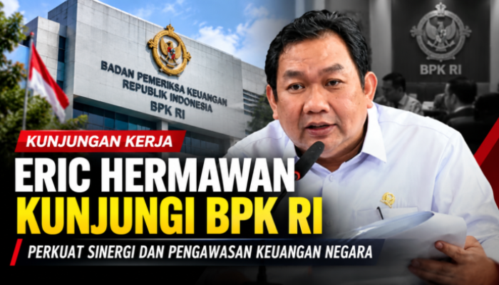 Eric Hermawan Kunjungi BPK RI, Perkuat Sinergi dan Pengawasan Keuangan Negara