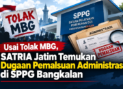 Usai Tolak MBG, SATRIA Jatim Temukan Dugaan Pemalsuan Administrasi di SPPG Bangkalan