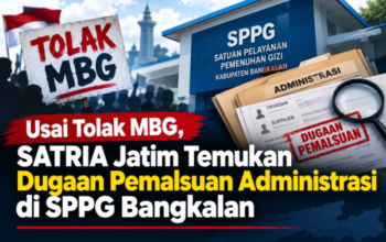 Usai Tolak MBG, SATRIA Jatim Temukan Dugaan Pemalsuan Administrasi di SPPG Bangkalan