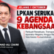 Jelang 1 Oktober, LPKAN Serukan 9 Agenda Kebangsaan