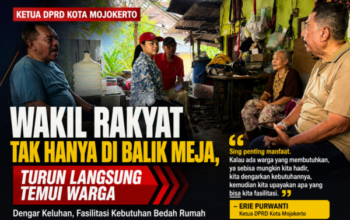 Wakil Rakyat Tak Hanya di Balik Meja, Ketua DPRD Kota Mojokerto Turun Langsung Temui Warga