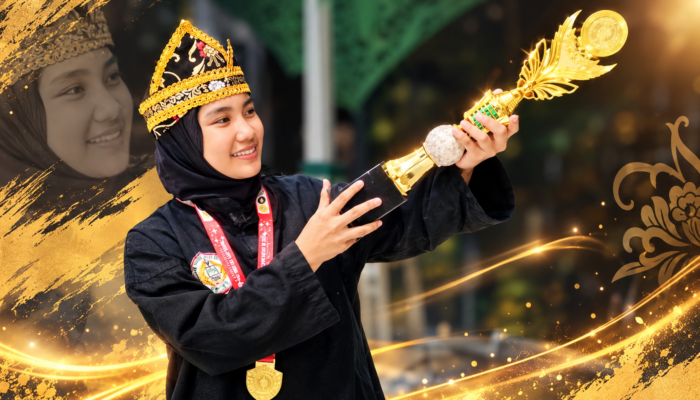 Membanggakan! Siswi SMAN 2 Sumenep Awan Dania Dwi Putri Raih Juara 1 Pencak Silat Nasional