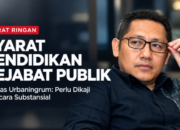 Surat Ringan; Syarat Pendidikan Pejabat Publik Yang Dipilih